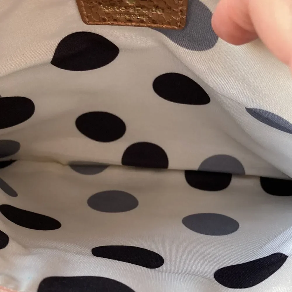 Kate Spade Foiled Again “Gia” Rose Gold Clutch NWNT
